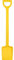 EDUPLAY 160278 Schaufel robust 71 cm, gelb