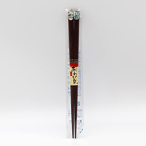Ishida Autumn Moon Luxury Chopsticks, Mother of Pearl Top/Gold Band 205mm (Made in Japan)