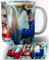 TusRelojes Suicide Squad Harley Quinn Margot Robbie Taza de Ceramica Blanca 325ml Mug