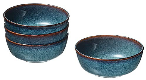 I-K-E-A GLADELIG Suppenschüssel-Set, Steingut, 14 cm, Blau, 4 Stück