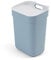 Curver Ready to Collect 100% Recycled 10L Kitchen Accessories Recycling Lift Top Bin Smoked Grey with Light Grey Lid