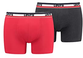 Levi's Herren Sportswear Logo Boxers Underwear (2er Pack)