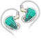keephifi KZ AS16 Pro KZ In Ear Monitor, 16BA IEM con Armadura equilibrada, Auriculares KZ de Alta fidelidad Auriculares In Ear con Cable Desmontable de 2 Pines de 0.75 mm (Negro, sin micrófono)