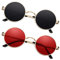 Sonnenbrille Herren Polarisiert Retro Rund 70er Kleine Größe Hippie Brille Damen 100% UV-Schutz Cat 3 CE