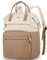 Laptop Rucksack Damen mit Henkel 15,6 Zoll Laptopfach,Schulrucksack Teenager Schule Rucksack Tasche für Uni Studium Student,Arbeitstasche Geschenk für Frauen (S41-Khaki Beige, fits 15.6inch laptop)