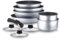 Arthur Martin AM167S Batterie de cuisine amovible 10 pièces Aluminium revêtement anti adhérent Poignée amovible tous feux dont induction