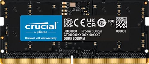 Crucial CB16GS4800 16GB DDR5 4800 SODIMM NOTEBOOK RAM Speicher