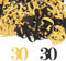GoldRock Konfetti 30 Geburtstag Deko Groß 3,4x2,6cm,100 Stk Tischdeko 30. Geburtstags Deko Gold,Deko 30 Geburtstag Mann Frau, Streudeko Geburtstage 30er,Luftschlangen 30 Geburtstage Männer Frauen