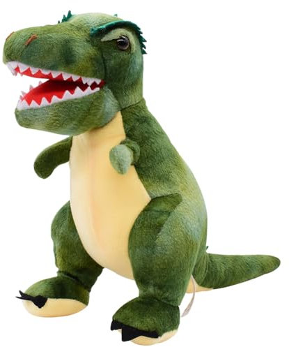 KreEzi Dinosaurier Kuscheltier, Stofftier Plüsch Puppe Spielzeug, Dinosaurier Plüschtier, Dino Kuscheltier, Tyrannosaurus Plüsch Cuddle Toys Stofftier Plüschtier Kuscheltier Figur für Kinde - 25 cm