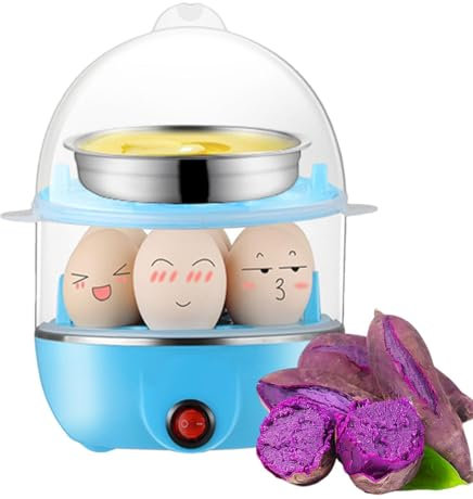 Egg Boiler, Mini Rapid Egg Cooker Egg Boiler Machine, Large Capacity Electric Egg Cooker For Hard Boiled Eggs, Kitchen Electric Egg Cooker, Compact Egg Cooker Multi Functional, Egg Cooker