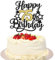 Xsstarmi 1 Pack Happy 75th Birthday Cake Topper Star Glitter Cheers to 75Years Cake Pick Seventy Five Fabulous 75 Cake Decorations for Hello 75 Men Women Happy 75th Birthday Party Supplies