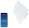 UseeLink Interruptor de luz inteligente, interruptor de luz WiFi, interruptor de pared WiFi, compatible con Alexa y Google, requiere cable neutro, no requiere hub (3 Gang)