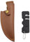 Funda De Cuero Para Cuchillo De 1 Pieza Y Afilador De Cuchillos Portátil De 1 Pieza, Funda Protectora Para Cuchillo, Accesorios Para Cuchillos, Adecuado Para Cocina, Camping, Barbacoa