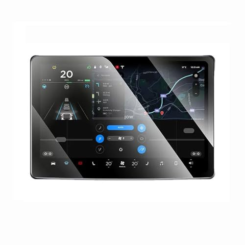 Protection d'écran avant et arrière pour Tesla Model 3 Highland 2024 2025 Model Y 2025 Accessoires en verre trempé de 15,4 pour tableau de bord de voiture, siège arrière de télévision, anti-traces de