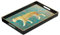Simmer Stone Decorative Tray, Marbling Plastic With Handles, Rectangular Vanity And Serving For Bathroom, Kitchen, Ottoman And Coffee Table, 15.6” x 10.2” (walking leopard Green)