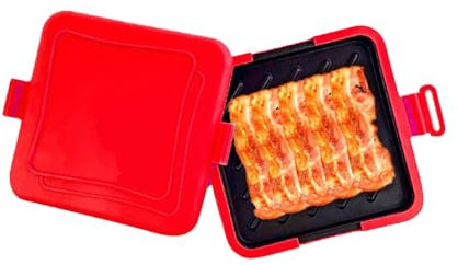 Fabricante de sándwiches de microondas - tostadora de pan, olla rápida | Press de calefacción antiadherente para desayuno de queso de huevo Desayuno de panini