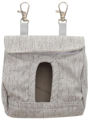 FRCOLOR Paquet de Nourriture en Tissu pour Cobayes à Suspendre, Mangeoire S pour Cage Petite Taille, Support de Rangement pour Foin et Aliments de Petits Animaux, Accessoires pour Hamster