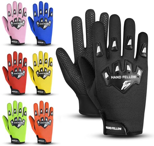 Hand Fellow kids motocross gloves bike gloves with Ultimate Protection cycling gloves Essential motorbike gloves dirt bike & bmx gloves