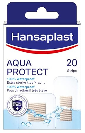 Hansaplast Pflaster - Aquaprotect 100% wasserdicht - 20 Streifen