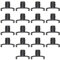 Ernst Manufacturing 3/8-Inch Dura-Pro Twist Lock Socket Clips, 15-Pack, Black - 8441