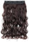 CAISHA 55cm 1 Teilig CLIP IN EXTENSIONS Sophia Haarteil Gewellt Dunkelbraun C58a-1