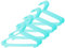 Bieco Kleiderbügel Kinder 32 St. Türkis | Länge ca 30 cm | Baby Kleiderbügel | Kunststoff Kleiderbügel Kinder Baby | Baby Organiser Für Kleiderschrank | Kleiderbügel Baby | Baby Clothes Hangers