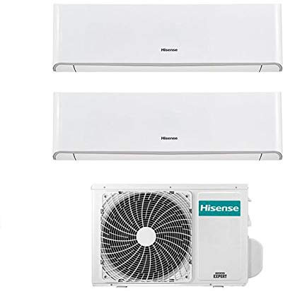 Hisense Condizionatore Climatizzatore Inverter Energy Dual Split 12000+12000 12+12 Btu 2AMW50U4RXA R-32 A++