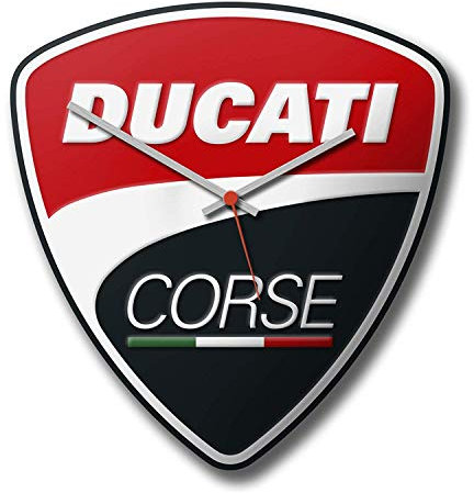 Ducati Corse Power Wanduhr Blech
