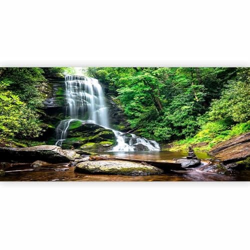 murando Fotomurales autoadhesivo Cascada 539x250 cm Papel Pintado Decoración de Pared Murales Pegatina decorativos adhesivos 3d moderna de Diseno - Naturaleza Bosque c-B-0473-a-a