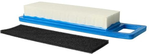 vhbw Filter-Set kompatibel mit Kawasaki FC 180 V Rasenmäher-Motor - 2X Ersatz-Filter (1x Luftfilter, 1x Vorfilter, Lamellenfilter, Schaumstofffilter)