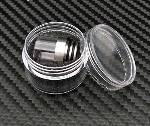 Without brand 810 Edelstahl-Glas-Drip Tip Fit for TFV8 / fit for TFV8 Big Baby/fit for TFV12 / fit for TFV8 X Baby/fit for TFV12 Prince-Behälter (Farbe : Klar)