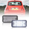 njssjd Canbus fehlerfreie LED-Kennzeichenbeleuchtung für Fiat 500 für Fiat Abarth 500 595 695 S3 S4 Modell 2007–2020 Targa Light OEM 51800482
