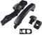 ZEALfix Poignée de Porte Extérieure Coulissante Côté Droit avec Support de Poignée pour Renault Master Mk3 Opel Movano B Nissan NV400 806069981R 806067794R