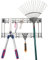 KCT 2 Tier Metal Tool Rack Wall Organiser for Garden Shed/Garage Outdoor Storage
