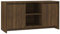 vidaXL TV Schrank mit Türen Fächern Lowboard TV Möbel Sideboard Fernsehtisch Fernsehschrank HiFi-Schrank Braun Eiche-Optik 102x37,5x52,5cm Holzwerkstoff