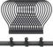 Cintas magnéticas reutilizables, correas de cable de silicona con imán fuerte para agrupar y organizar, la escuela o simplemente para diversión (color negro, 16 paquetes)