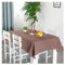 EHOMERY Tischdecke Edel Waterproof Tablecloth Einfache Volltonfarbe Tischdecke Abwaschbar Petrol Tischtuch Kaffee Tischschutz Dekoration 120X120Cm