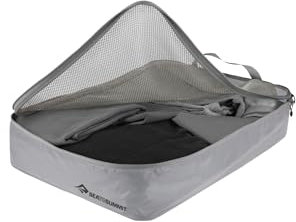 Sea to Summit - Garment Mesh Bag Kleideraufbewahrung M - Wasserabweisend & Ultraleicht - Ultra-SIL-Nylongewebe - Strapazierfähige Reißverschlüsse & Griffe - Reisen - Pewter Grey - 35 x 25 x 9cm - 86g