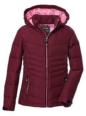 Killtec Mädchen Steppjacke mit Kapuze KOW 166 GRLS QLTD JCKT, dunkel himbeere, 176, 40923-000