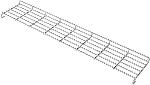 66045 Warmhalterost für 4-Brenner Weber Genesis 2 GS4 Grillteile Ersatz Weber GS4 Genesis II 400 SER II E410 E435 S435 SE410 Zubehör 4 Brenner Grills, 32 3/4 Zoll L Edelstahl Oberkorb 66800
