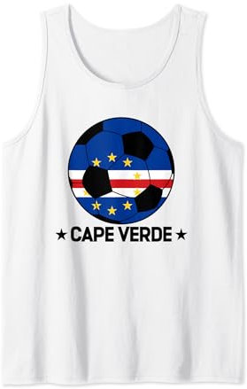 Cape Verde Soccer Team Cape Verde Flag Jersey Football Tank Top