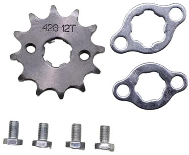 Trkimal Motorrad-Vorderrad für 50cc 70cc 90cc 110cc 125cc 140cc 160cc Dirt Pit Bike Mini Bike TaoTao Roketa Coolster Sunl Lifan Loncin ATV Quad 4 Wheeler Moped (17MM, 428-12T)