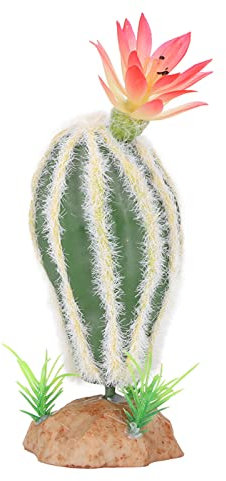 JOROBURO Plante de Cactus D'aquarium, Ornement Décoratif de Plante du Désert de Simulation Artificielle, Décor de Terrarium de Plantes de Reptiles pour Aquarium de Terrarium D'aquarium