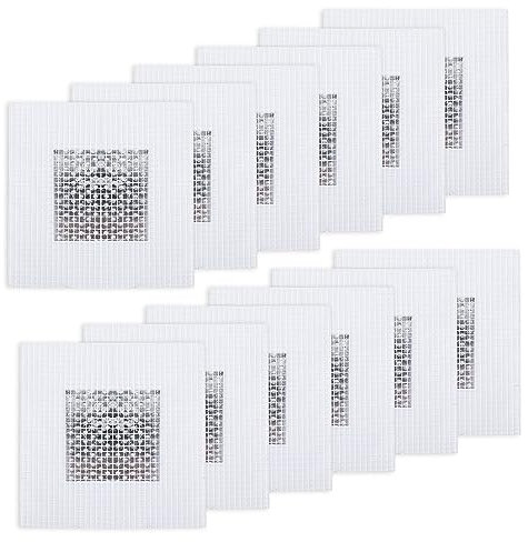 10 Pcs Parches de Reparación de Pared de Aluminio Autoadhesivo, Fibra de Vidrio, Ideal para Trabajo Pesado en Yeso y Paneles de Yeso, Parchers para Fijar Agujeros Paredes y Techos Dañados
