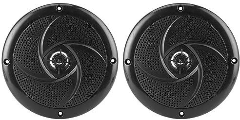 Leapiture Marine Boat Speakers Dual Marine Audio Speaker for Car Marine Speedboat Yacht Ship Motorboat
