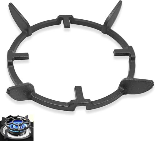 Cisolen Cast Iron Wok Support Ring Woks Ring for Gas Hob Universal Non Slip Wok Pan Support Stand Cooktop Range Pan Rack for Burner Gas Stove Hobs (A)
