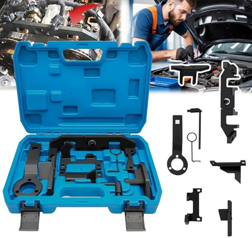 Motor Zahnriemen Werkzeug, Motor Einstellwerkzeug Satz kompatibel für Citroën, Opel, PSA, Peugeot 1.0 VTi 1.2 VTi 108 208 308 2008, für Toyota 1.0, 1.2, EB0 (ZMZ), EB2 (HMZ) OEM 0109-2A, 0109-2B