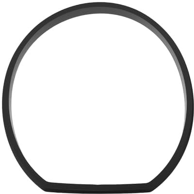 YINETTECH 1 Stück Gummidichtung für Staubsaugerkanister Kompatibel mit RYOBI PBLSV717 PCL720k PBLSV716K Kabelloser Stabstaubsauger Schwarz