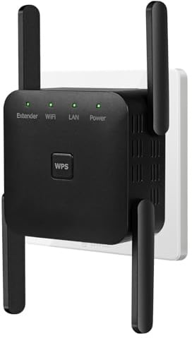 Tesref 2026 Neuestes WLAN Verstärker,WLAN Repeater 300 Mbit/s,hohe Leistung m