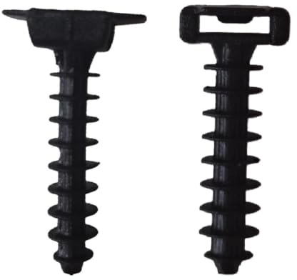 100 uds. Taco Brida Nylon Negro 6 mm. Marca: Technofix. | Material PA 6,6, Certificado RoHS, Agujero Tornillo 6 mm, Longitud 12,5 mm, Ancho 36 mm